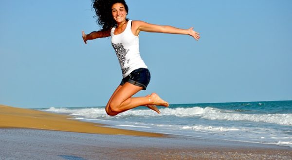 Jumping Girl